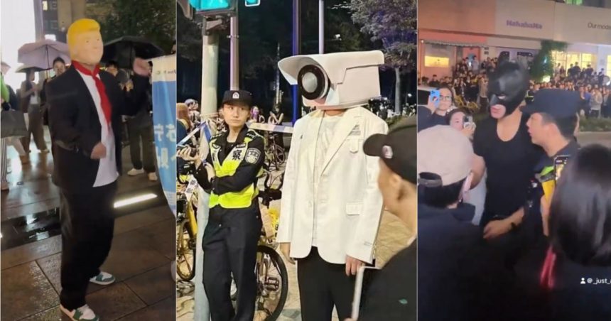 trump si batman trimisi dupa gratii in china de ce ii aresteaza politia din shanghai pe petrecaretii care se costumeaza de halloween 67231d60d828f
