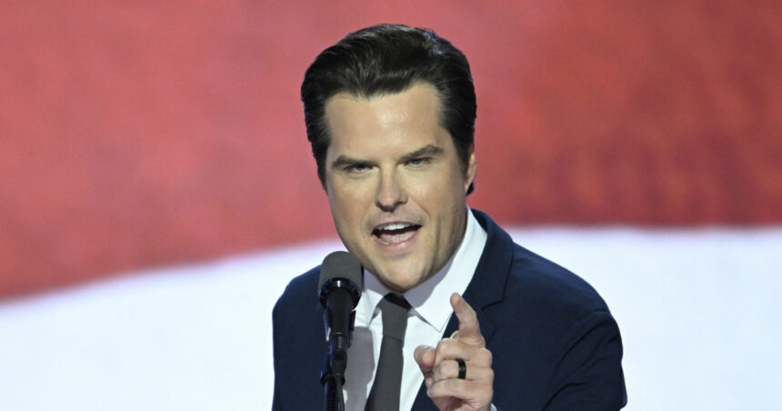Republicanul controversat Matt Gaetz renunță la candidatura pentru funcția de procuror general al SUA. Acuzațiile formulate împotriva sa. 1 controversatul republican matt gaetz se retrage de la nominalizarea pentru procuror general al sua acuzatiile impotriva sa 673f8efbcf497