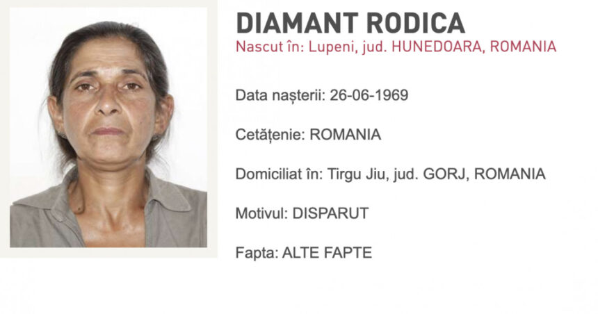 Femeie de 55 de ani dispărută după ce a plecat miercuri din Spitalul Județean Târgu-Jiu, Poliția solicită ajutor pentru găsirea ei. 1 femeie de 55 de ani data disparuta dupa ce a plecat miercuri din spitalul judetean targu jiu politia cere ajutor pentru a o gasi 674b73b36fc08