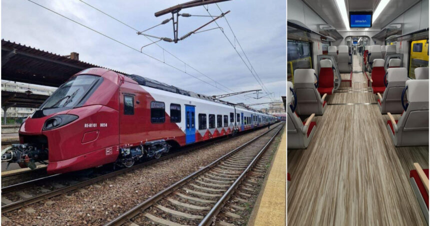 foto cfr calatori introduce in circulatie primul tren electric nou alstom coradia stream pe ce ruta va circula si cat costa un bilet 673cb771713e7