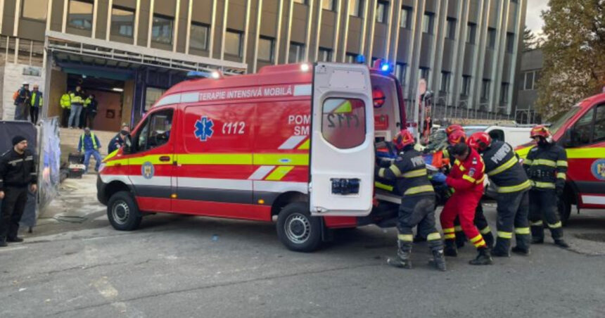 incident grav in cluj un barbat a cazut in putul liftului victima a fost intubata si transportata la spital 673fafe23e053