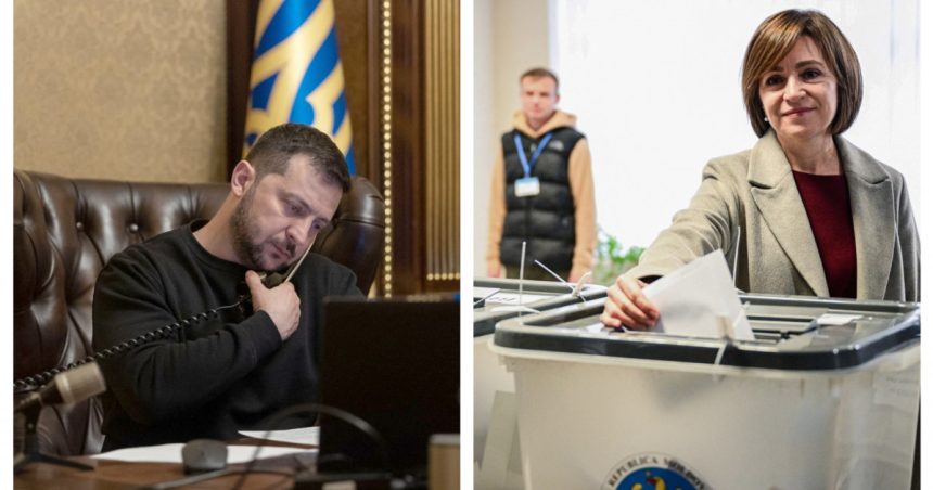 maia sandu a fost sunata de volodimir zelenski care a felicitat o pentru victorie si a invitat o la kiev 6728dfd47495f