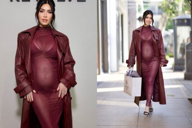 megan fox insarcinata pentru a patra oara a aparut intr o rochie transparenta si a aratat burtica de gravida la un eveniment monden 67487ed5d9e91