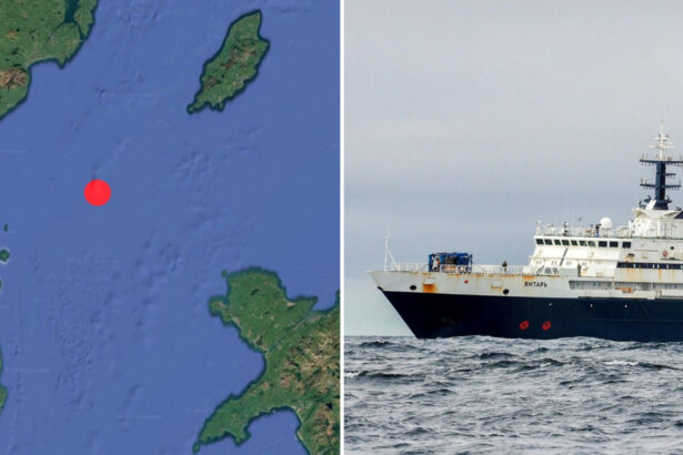 o nava ruseasca de spionaj a intrat in apele teritoriale ale irlandei a fost observata ca opera drone intr o zona cu cabluri submarine 67388f6918cc4