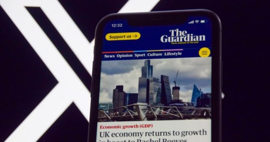 „O platformă mediatică dăunătoare.” Cotidianul The Guardian anunță că nu va mai publica pe rețeaua socială X a lui Elon Musk. 1 o platforma mediatica toxica cotidianul the guardian anunta nu va mai posta pe reteaua sociala x a lui elon musk 6734d352d176b