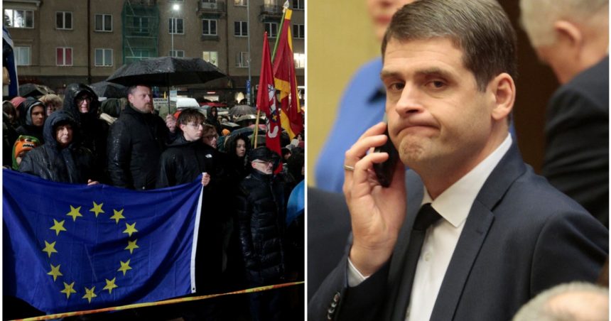 proteste in lituania dupa alianta social democratilor cu un partid condus de un politician judecat pentru antisemitism 67367933735fe