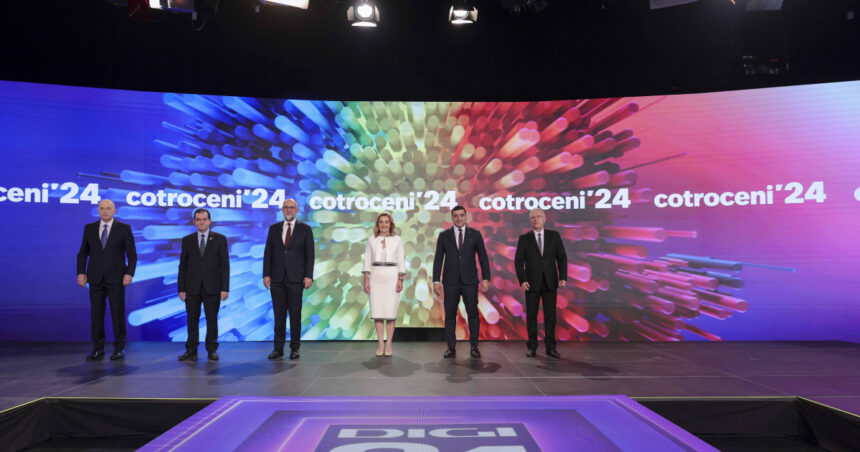 Culisele dezbaterii prezidențiale de la Digi24. Simion agitat pe scenă, Geoană catalogat drept „arogant” și reacții la alianța Lasconi-Orban. 1 video culisele dezbaterii prezidentiale de la digi24 simion fara stare pe scena geoana numit arogant si reactii la alianta lasconi orban 673c8d25e4382