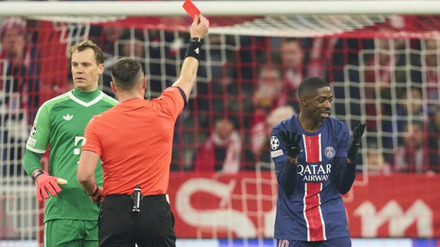 Reacția presei din Franța după ce Istvan Kovacs l-a eliminat pe Dembele în Bayern Munchen - PSG 1-0 1 video exclusiv chapeau reactia presei din franta dupa ce istvan kovacs l a eliminat pe dembele in bayern munchen psg 1 0 6746f9459bed6