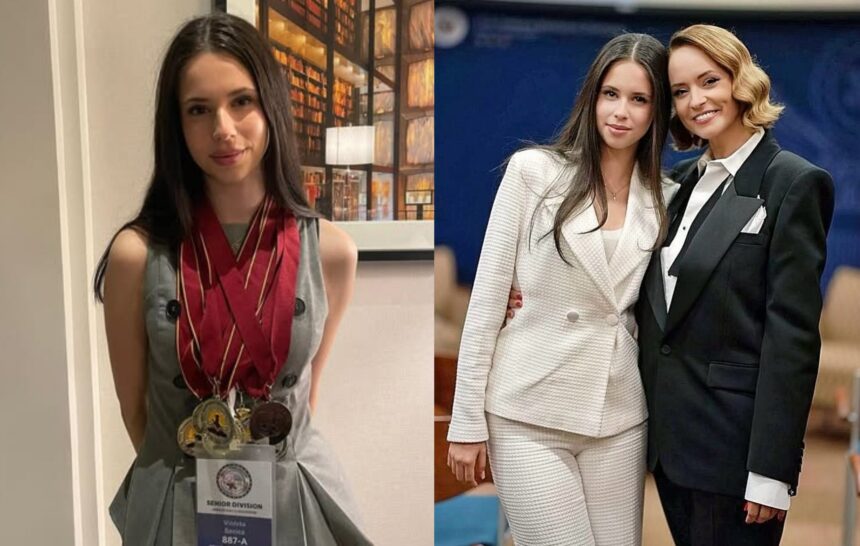 violeta banica a reprezentat romania intr un concurs de cultura generala din sua andreea marin e mandra de fiica ei s a intors acasa cu 9 medalii 6746dc584817d