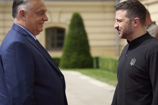 volodimir zelenski se intalneste maine cu viktor orban e pentru prima data de la declansarea razboiului cand ajunge la budapesta 672be05b15f3a