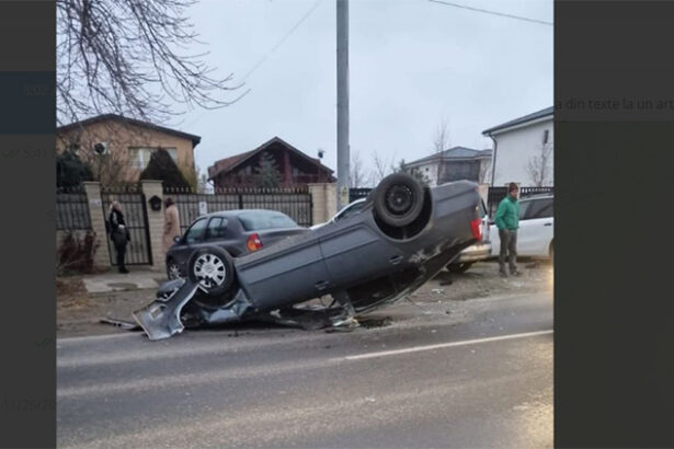 accident cumplit la cumpana o masina s a rasturnat 674ea20a4adf2