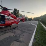 accident la sibioara cu un autoturism rasturnat in sant o persoana a ramas incarcerata intervine si elicopterul smurd 676ffd74271a1