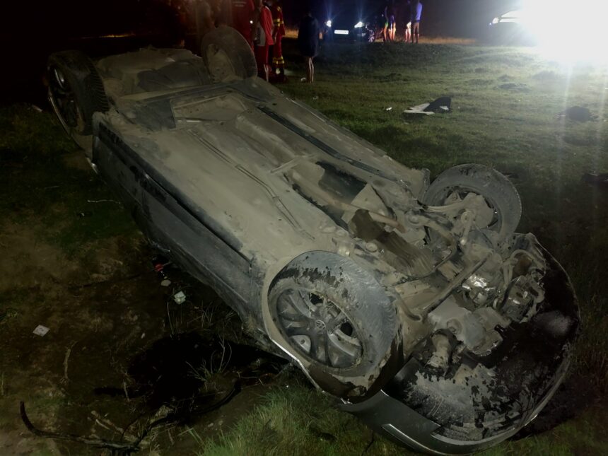 accident langa podul de la agigea o masina s a rasturnat 674fe4efec87c