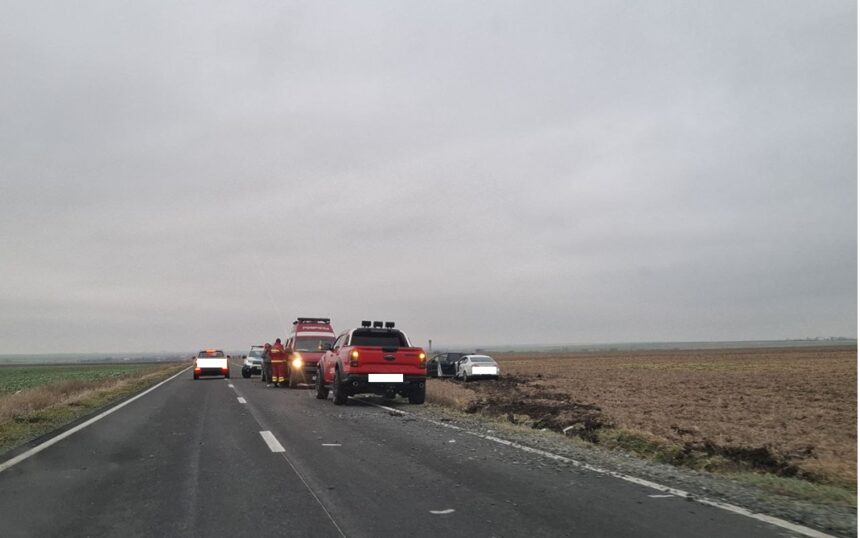 accident rutier grav intre sacele si corbu doua masini printre care un porsche au ajuns in camp 676d56335c189