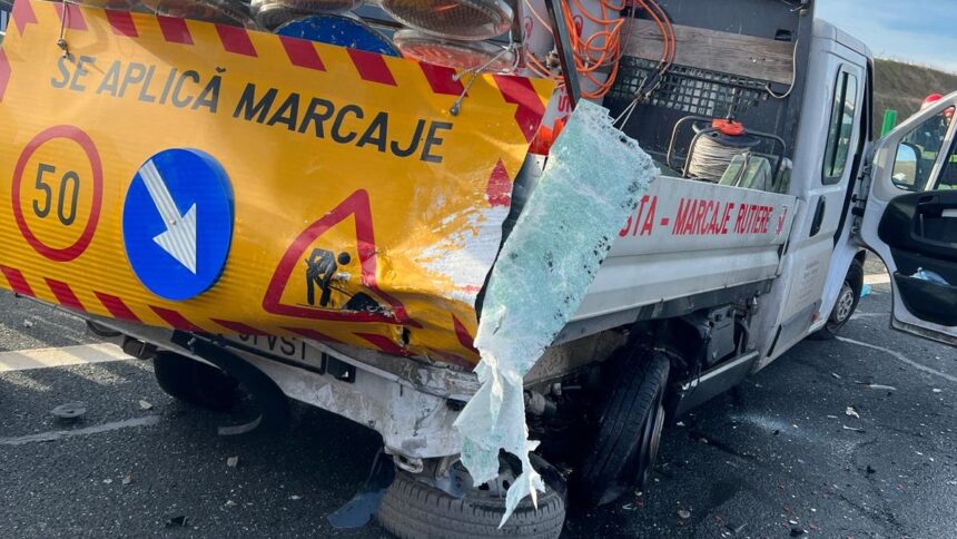 accident rutier pe a2 o femeie si a pierdut viata dupa ce a intrat intr o autoutilitara care facea lucrari pe autostrada 675dbe2f75ee3