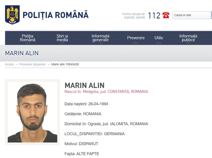 alerta un tanar din medgidia a disparut pe teritoriul germaniei 67666b711e9e6
