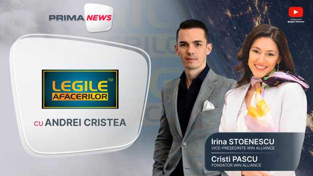 EMISIUNE Legile Afacerilor. Cristi Pascu și Irina Stoenescu discută despre expansiunea WIN Alliance. 1 emisiune legile afacerilor cristi pascu si irina stoenescu discuta despre expansiunea win alliance 6762bf7cbcbde