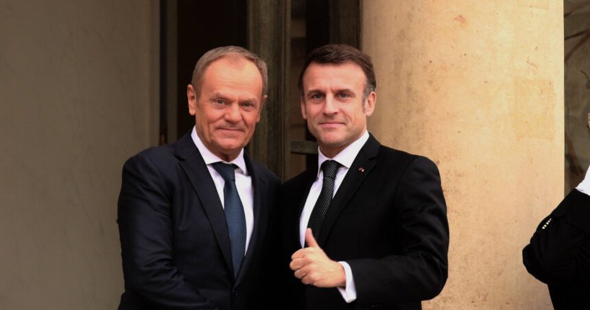 emmanuel macron si donald tusk se intalnesc pentru a discuta soarta ucrainei ce rol au sua 675ab0093c207