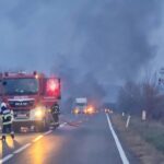 foto accident cu doua autocisterne una incarcata cu gpl pompierii intervin cu 11 autospeciale inculsiv cea pentru transport roboti s a dat ro alert 676984c4594b6