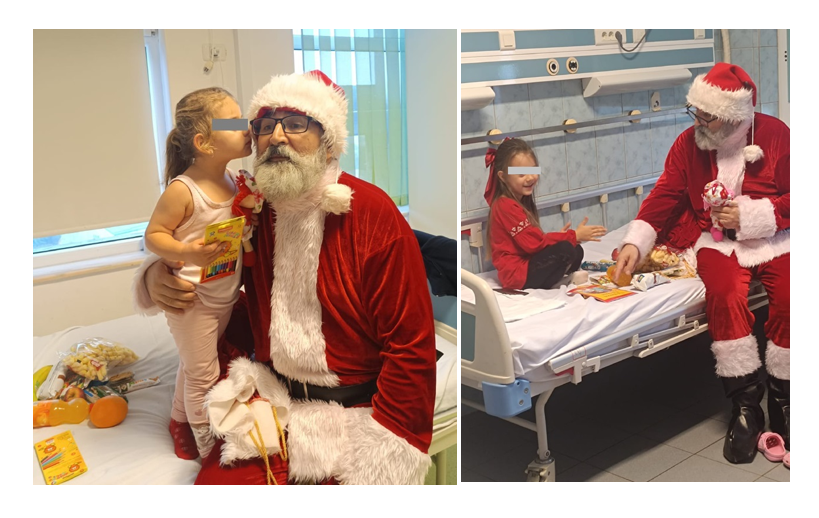 Asociația Suflete Deschise continuă tradiția: copiii internați în spitalele din Constanța au primit daruri de la Moș Crăciun. 1 foto asociatia suflete deschise continua traditia copiii internati in spitalele constantene au primit daruri de la mos craciun 676be998347e8