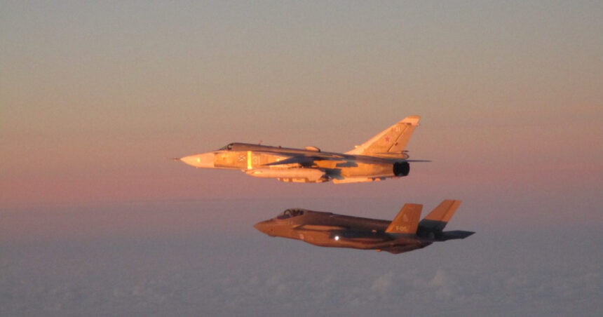 foto avioane f 35 olandeze au interceptat trei avioane rusesti deasupra marii baltice 6757356a4e348