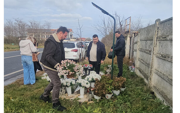 foto video sfasietor parintii tanarului ucis de vlad pascu au dus un bradut impodobit la locul accidentului 6752c020666ca