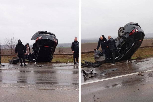 grav accident rutier pe dn 1a doua masini s au ciocnit soferii au ajuns la spital 676ad2cdf2981