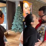 imagini din casa andrei si a lui catalin maruta impodobita de craciun nu au decorat doar bradul ci si scarile interioare si usa vilei 674eb1e2cbb90