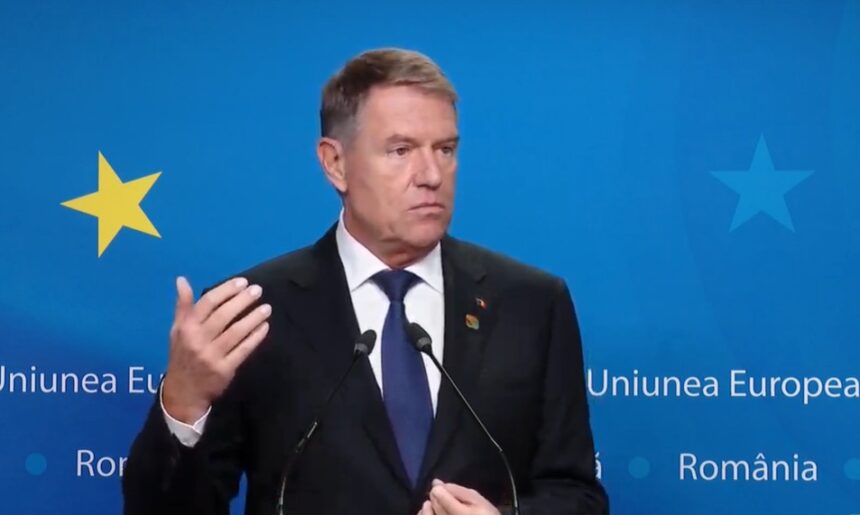 Iohannis, la Bruxelles: „Nu pot să plec din funcția de președinte. Cum să plec, dacă Constituția îmi spune că trebuie să stau? Demisionez doar dacă există un interes public major” 1 iohannis la bruxelles nu pot sa plec din functia de presedinte cum sa plec daca constitutia imi spune ca trebuie sa stau demisionez doar daca exista un interes public major 6762ff30de06e