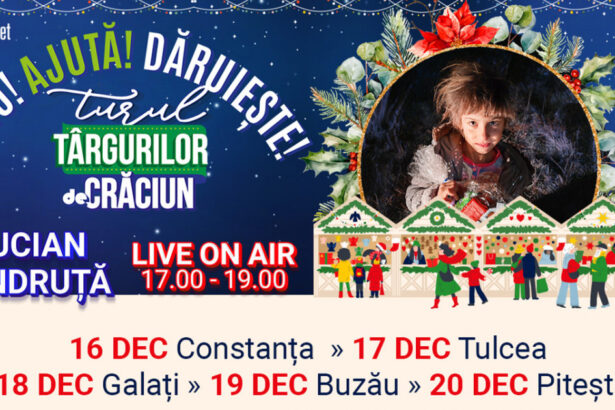 lucian mindruta si digi fm aduc bucurie si magie copiilor din satele uitate in turul targurilor de craciun 675ac25d9e4f0