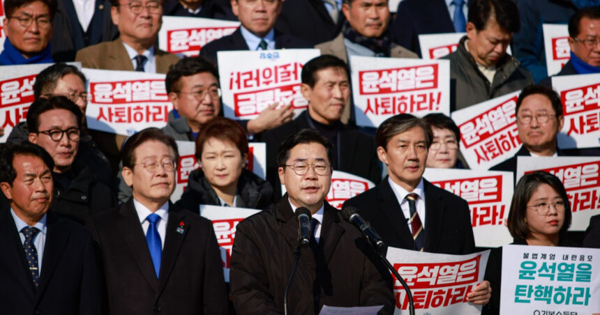presedintele sud coreean yoon este indemnat sa demisioneze ar putea fi pus sub acuzare pentru declararea legii martiale 674ffbcd7c759