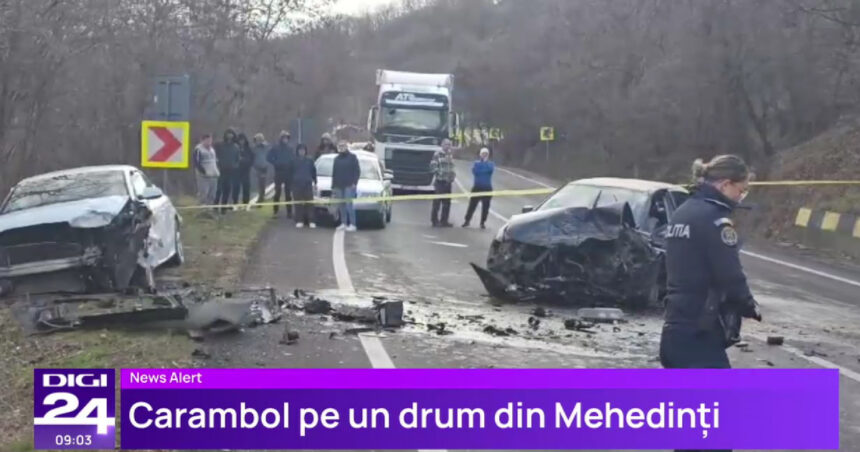 Carambol cu trei mașini în Mehedinți. Mai multe victime au fost transportate la spital. 1 video carambol cu trei masini in mehedinti mai multe victime au fost duse la spital 676006d477c7e