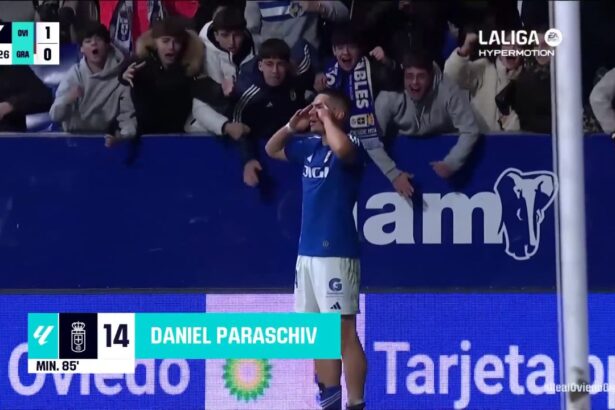 video daniel paraschiv a adus linistea gol important in spania iar real oviedo spera la promovarea in laliga 675e8d9dea435