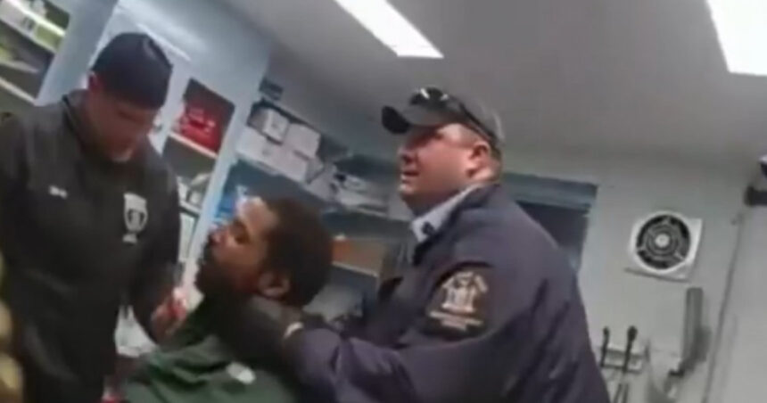 video imagini socante arata tratamentul extrem de violent la care a fost supus un detinut afro american in sua barbatul a murit ulterior 676f1a97a5731