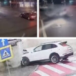 video momentul in care o masina de politie e spulberata de un porsche la borsa trei politisti au ajuns la spital soferul vinovat retinut 676c6208c3cea