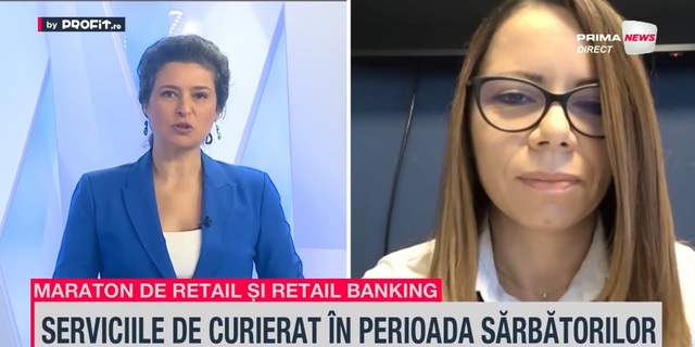 Profit.ro TV Maratonul de Retail și Retail Banking - Adriana Manu, FAN Courier: În ultimii 2 ani am investit foarte mult în eficientizarea livrărilor. Peste 60% din livrări vin din e-commerce. 1 video profit ro tv maratonul de retail si retail banking adriana manu fan courier in ultimii 2 ani am investit foarte mult eficientizarea livrarilor peste 60 din livrari vin din e commerce 675ac2776eb22