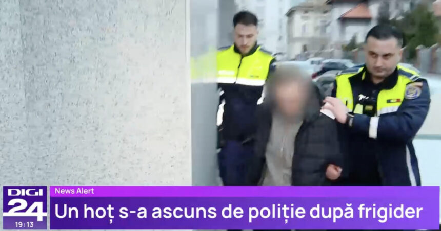 S-a ascuns după un frigider: un hoț a fost prins de polițiști în timpul unei spargeri la o casă din București. 1 video s a ascuns dupa un frigider un hot a fost prins de politisti in timp ce dadea o spargere la o casa din bucuresti 6771af115c5f9