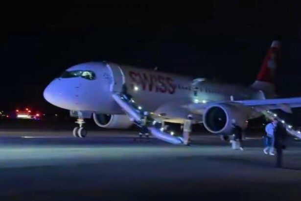 video un avion swiss air de pe ruta bucuresti zurich a aterizat de urgenta in austria 6769bc72dfe76