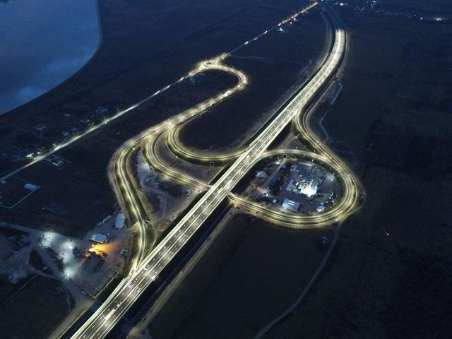 videofoto ultimele pregatiri pentru deschiderea unui nou tronson de autostrada 6759ee76675f7
