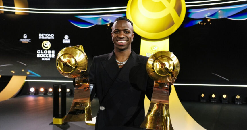 vinicius jr jucatorul anului la globe soccer awards cristiano ronaldo a primit doua premii lista completa a castigatorilor 6771baf21dd8b