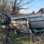 accident la iesire din ion corvin un autoturism s a rasturnat 6777e91e2abae