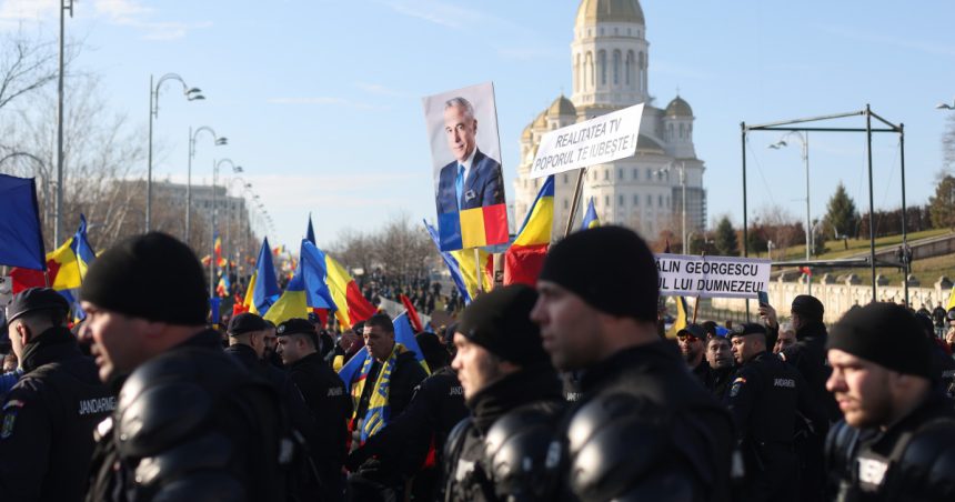 barbatul retinut dupa ce a vandalizat masina unor jurnalisti la mitingul pro georgescu a fost plasat sub control judiciar 6782a4ebb64d9