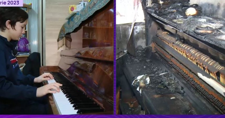 cosmar cu repetitie pentru cristian copilul talentat din crevedia a ramas din nou fara casa iar pianul primit in dar a ars 6795db98ef000
