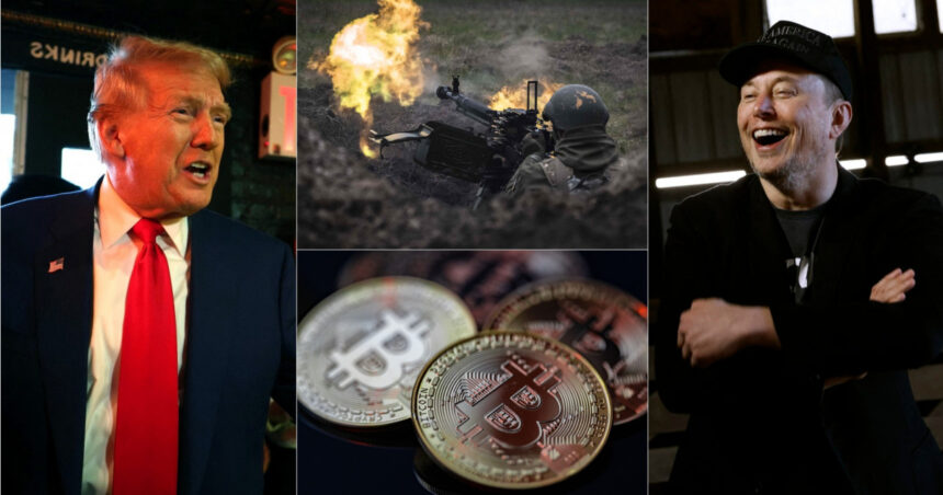 Predicții pentru 2025: Cum se va finaliza războiul din Ucraina, ce valoare va atinge Bitcoin și cât va rămâne Musk alături de Trump. 1 cum se va incheia razboiul din ucraina ce prag va atinge bitcoin si cat va rezista musk alaturi de trump previziunile ft pentru 2025 67762cba7f32f