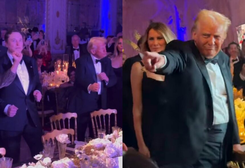 Donald Trump și Elon Musk, dans viral în noaptea de Revelion pe ritmurile piesei „YMCA” 1 donald trump si elon musk dans viral in noaptea de revelion s au distrat pe ritmurile piesei ymca video 677691a8edd67