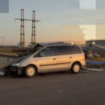 foto accident spectaculos in judetul arges cum a scapat cu viata un sofer beat dupa ce masina sa a fost strapunsa de un parapet metalic 6775990175e55