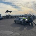 foto video accident la poarta 2 un volvo si un volkswagen golf s au ciocnit in sensul giratoriu 677e682aeb74f