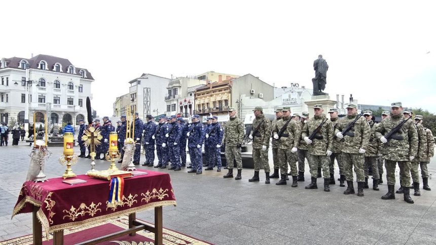 foto video constanta celebreaza 166 de ani de la unirea principatelor romane cu evenimente solemne in piata ovidiu 67934b465014e
