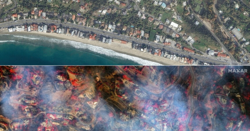 galerie foto amploarea incendiilor din california vazuta din satelit cum aratau inainte zonele distruse acum complet 6780d16a1d5c2