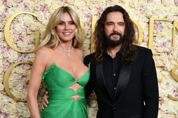 heidi klum a imbracat la globurile de aur 2025 o rochie creata de un designer roman ce a scris presa internationala despre tinuta ei 677f7b463cb65